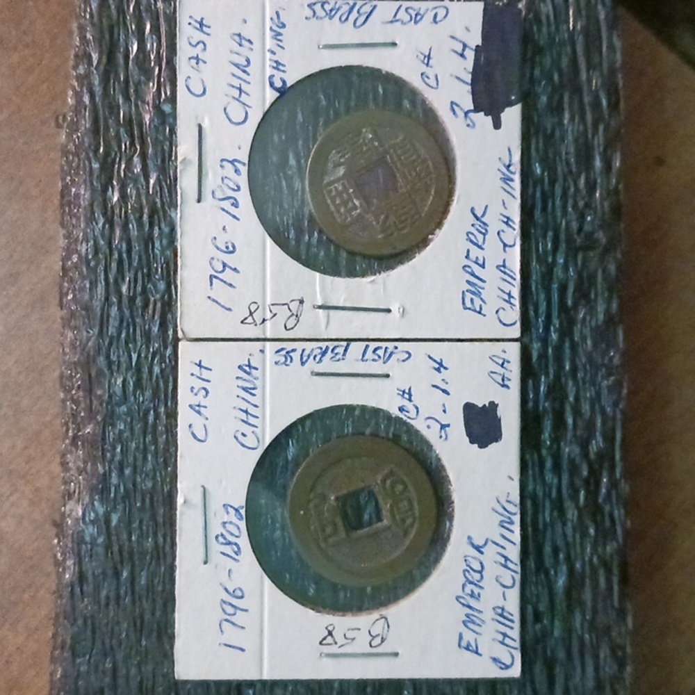 Vintage Chinese currency.